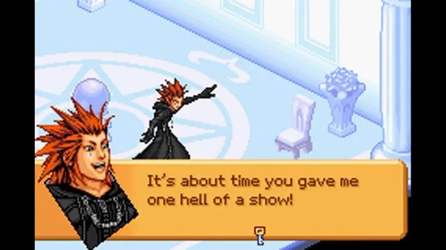 I forgot to screencap this moment, so this picture comes from https://www.reddit.com/r/KingdomHearts/comments/15jb74b/axel_now_you_have_to_put_5_in_the_swear_jar_got/